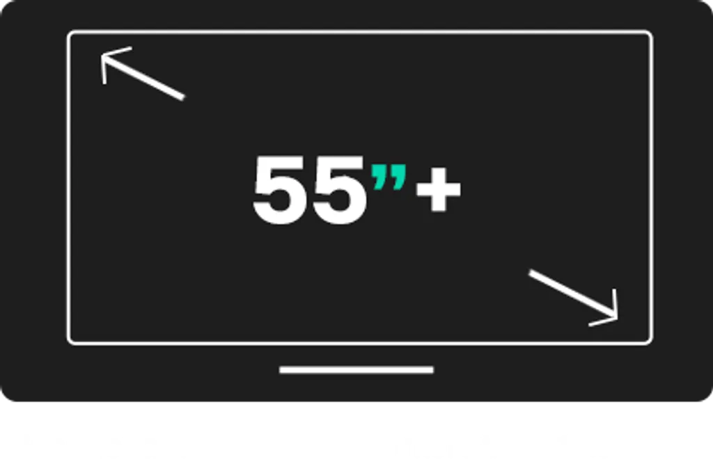 55+ Inches