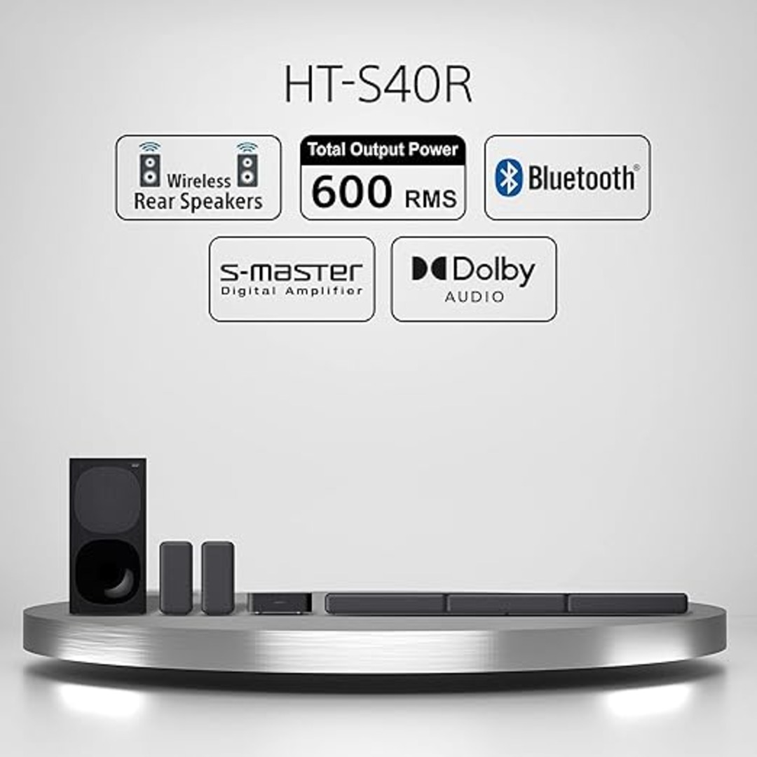 Sony wireless rear store speakers surround sound